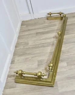 Pamono Large Victorian Brass Fender><noscript><img width=