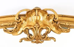 Clearance Pamono Large Victorian Giltwood Wall Mirror, 1860s