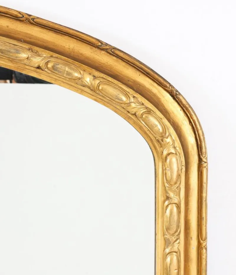 Clearance Pamono Large Victorian Giltwood Wall Mirror, 1860s