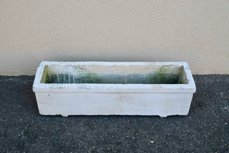Pamono Large Vintage Concrete Planters, 1960s, Set of 4> Planters And Jardiniere