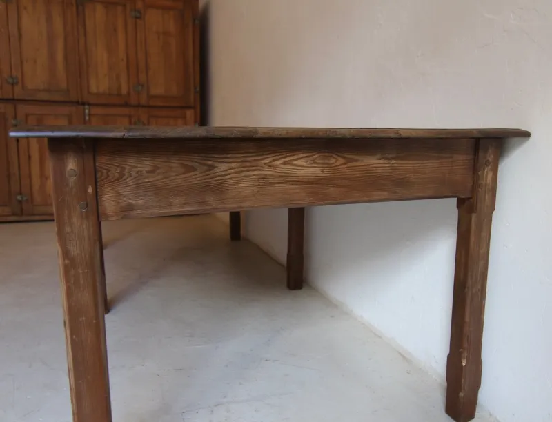 Pamono Large Vintage Dining Table, 1920s