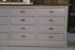 Pamono Large Vintage Drawer Craft Cabinet in Fir, 1950s><noscript><img width=