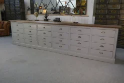 Pamono Large Vintage Drawer Craft Cabinet in Fir, 1950s><noscript><img width=