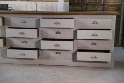 Pamono Large Vintage Drawer Craft Cabinet in Fir, 1950s><noscript><img width=