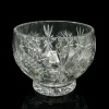 Outlet Pamono Large Vintage English Cut Glass Crystal Fruit Bowl, 1960s