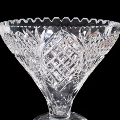 Pamono Large Vintage English Fruit Bowl in Crystal and Cut Glass, 1950><noscript><img width=