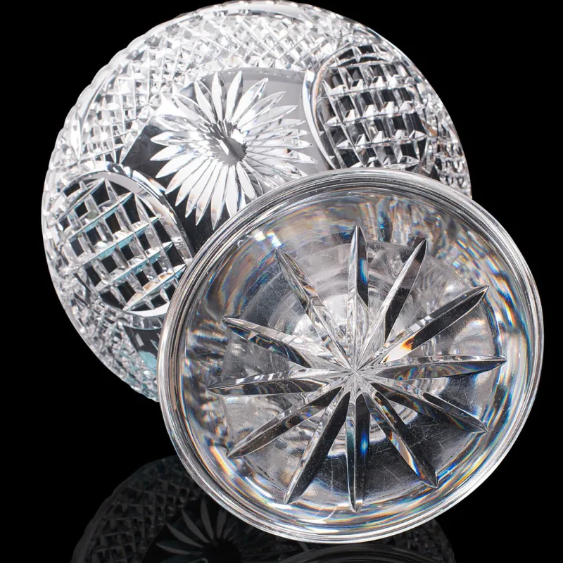 Pamono Large Vintage English Fruit Bowl in Crystal and Cut Glass, 1950> Serving Dishes