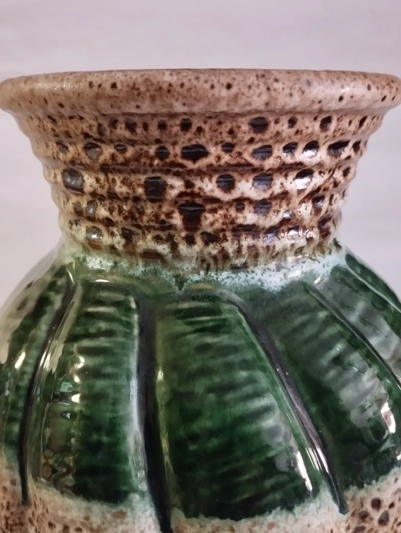 Pamono Large Vintage Fat Lava Vase, West Germany, 1970s> Vases