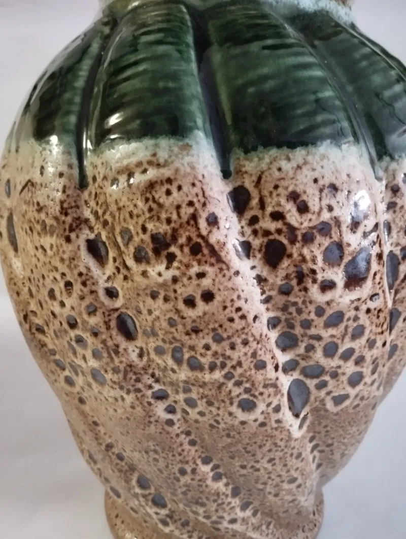 Pamono Large Vintage Fat Lava Vase, West Germany, 1970s> Vases