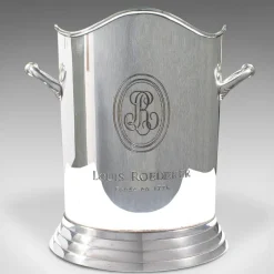 Pamono Large Vintage French Champagne Ice Bucket, 1970s> Ice Buckets & Wine Coolers