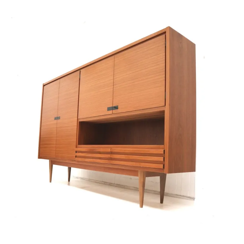 Online Pamono Large Vintage Highboard in Teak, 1960s