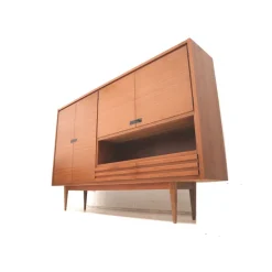 Online Pamono Large Vintage Highboard in Teak, 1960s