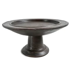 Pamono Large Vintage Java Pedestal Tray, 1970s