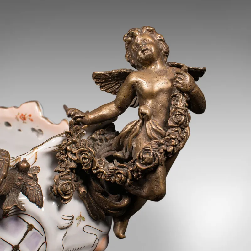 Pamono Large Vintage Neoclassical Ceramic Serving Dish, 1980s