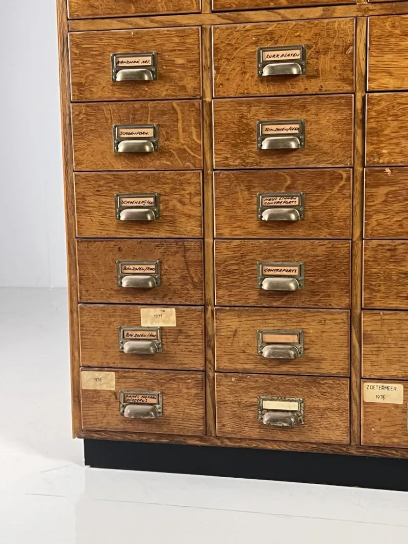 Pamono Large Vintage Pharmacy Chest of Drawers, 1960s> Dressers, Commodes & Chests
