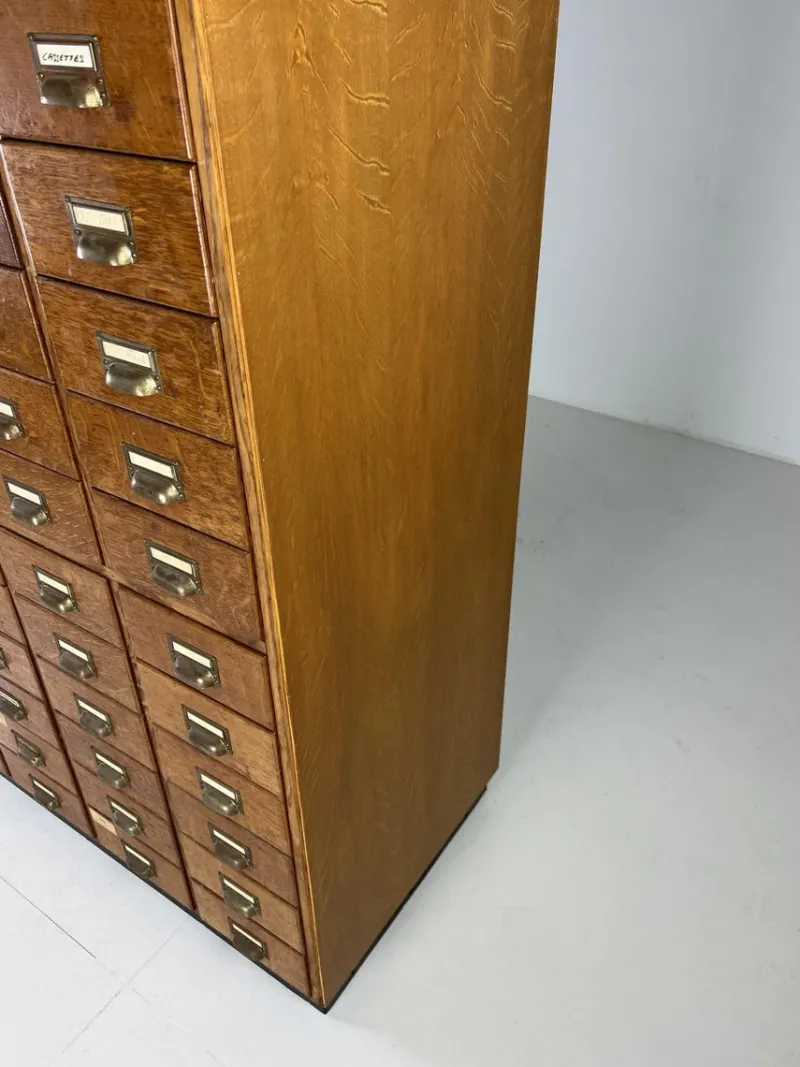 Pamono Large Vintage Pharmacy Chest of Drawers, 1960s> Dressers, Commodes & Chests