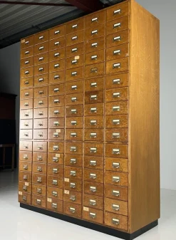 Pamono Large Vintage Pharmacy Chest of Drawers, 1960s><noscript><img width=