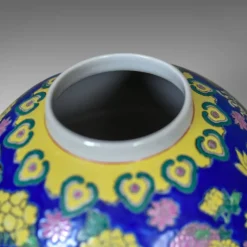 Pamono Large Vintage Polychrome Ceramic Ginger Jar><noscript><img width=