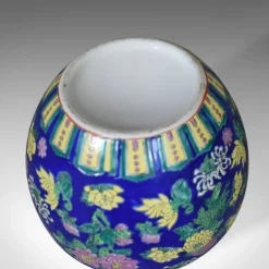 Pamono Large Vintage Polychrome Ceramic Ginger Jar><noscript><img width=