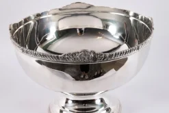 Sale Pamono Large Vintage Silver Plated Punch Bowl