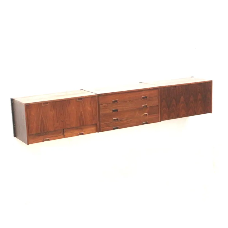 Pamono Large Vintage Wall Sideboard System, 1960s> Sideboards & Buffets
