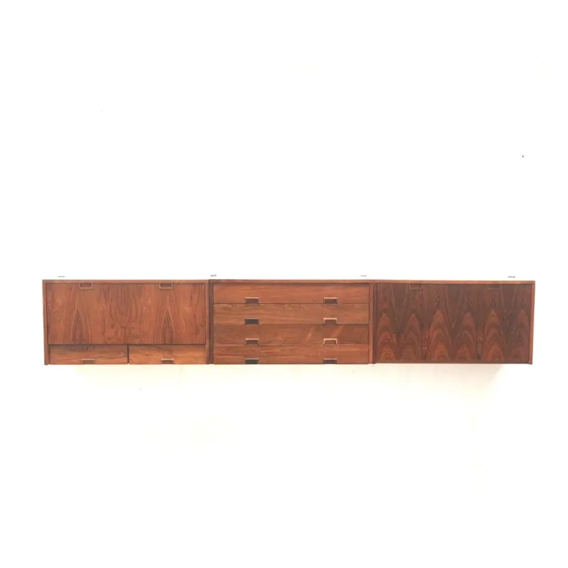 Pamono Large Vintage Wall Sideboard System, 1960s> Sideboards & Buffets