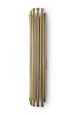 Pamono Large Wall Light In Brass With Brushed Nickel Finish