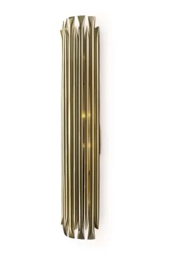 Pamono Large Wall Light In Brass With Brushed Nickel Finish