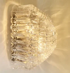 Pamono Large Wall or Ceiling Lamp Crystal Cluster Square Cascade, Attr. Helena Tynell for Limburger Leuchten, Germany, 1960s by Helena Tynell><noscript><img width=