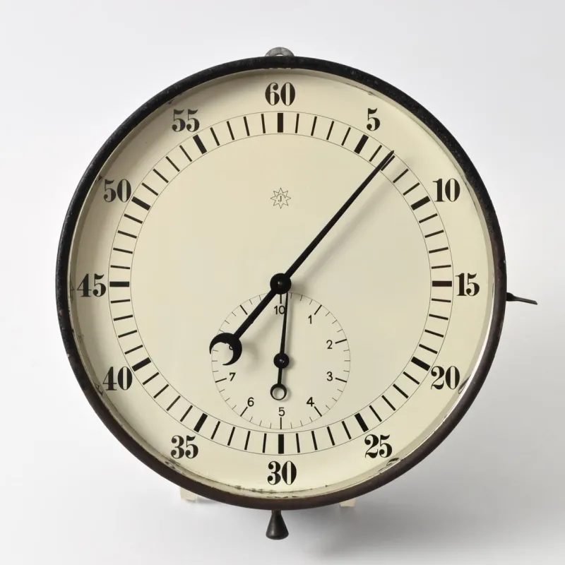 New Pamono Large Wall-Mounted Stop Clock from Junghans, 1930s