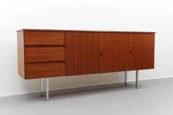 Sale Pamono Large Walnut Sideboard, 1960s
