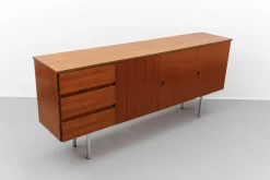 Sale Pamono Large Walnut Sideboard, 1960s