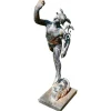 Pamono Large Weathered Iron Garden Statue of Mercury Hermes the Winged Messenger, 1900s> Garden Accessories