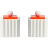 Online Pamono Large White Plizé Boxes by Made by Choice, Set of 2