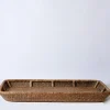 Pamono Large Wicker Tray, 1970s> Trays