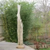 Outlet Pamono Large Wooden Brutalist Garden Sculpture