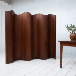 Pamono Large Wooden Screen, France, 1920s><noscript><img width=