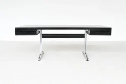 Outlet Pamono Large Writing Desk in Black by Theo Tempelman for AP Originals, Netherlands, 1960s