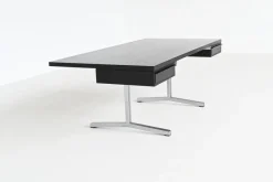 Outlet Pamono Large Writing Desk in Black by Theo Tempelman for AP Originals, Netherlands, 1960s