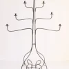 Pamono Large Wrought Iron Floor Candelabra, 1950s> Candleholders