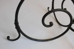Pamono Large Wrought Iron Floor Candelabra, 1950s><noscript><img width=