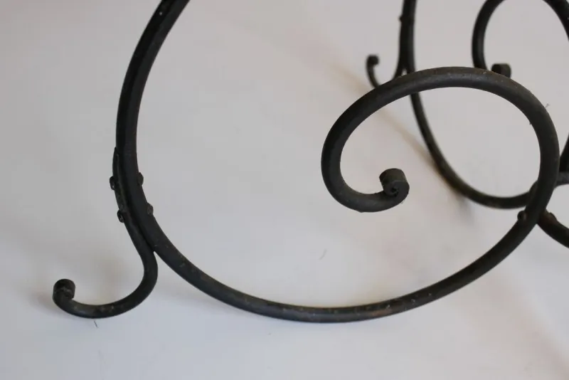 Pamono Large Wrought Iron Floor Candelabra, 1950s> Candleholders