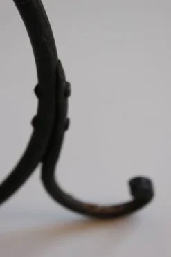 Pamono Large Wrought Iron Floor Candelabra, 1950s><noscript><img width=