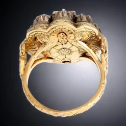 Clearance Pamono Late Georgian Rose-Cut Diamond Cluster Ring, 1830