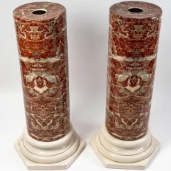 Pamono Late 19th Century Ceramic Columns, Set of 2><noscript><img width=
