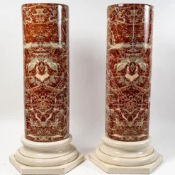 Pamono Late 19th Century Ceramic Columns, Set of 2><noscript><img width=