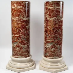 Pamono Late 19th Century Ceramic Columns, Set of 2><noscript><img width=