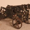 Pamono Late 19th Century Decorative English Cast Iron Cannon> Garden Accessories