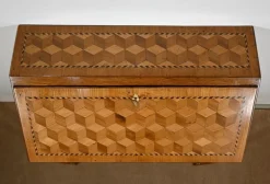 Pamono Late 19th Century Directoire Style Oak Secretaire><noscript><img width=