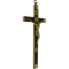 Outlet Pamono Late 19th Century French Brass Crucifix with Miraculous Medal, 1880s